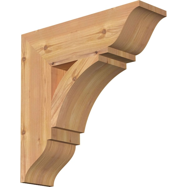 Ekena Millwork Thorton Traditional Smooth Bracket, Western Red Cedar, 5 1/2"W x 20"D x 20"H BKT06X20X20THR01SWR - main